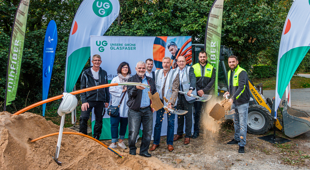 Spatenstich zum Glasfaserausbau in Halver